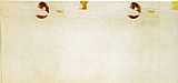 Gustav Klimt Canvas Paintings - Entirety of Beethoven Frieze left2